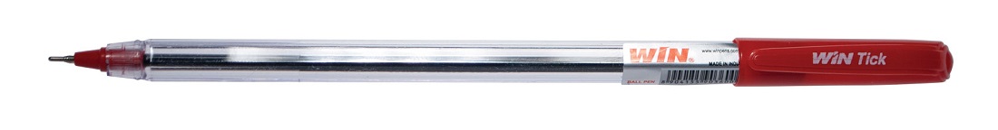 Ручка масляна WIN (TICK), чорнила червоні